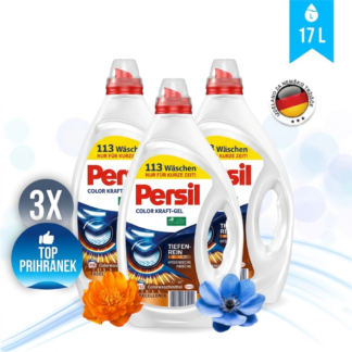 PERSIL Excellence COLOR univerzalni deterdžent za pranje rublja KOMPLET 3x 5,65L (339 pranja)<div style="color:red"><b>DODATNA UŠTEDA!</b></div>