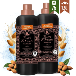 TESORI D'ORIENTE deterdžent Hamman KOMPLET 2x760 ml (75 pranja)