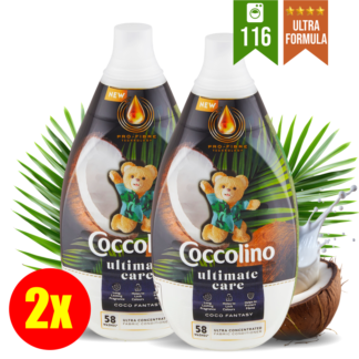 COCCOLINO Ultimate Care omekšivač za rublje COMPLETE 2x 870 ml (116 pranja) <div style="color:red"><b>VISOKO KONCENTRIRAN!</b></div>